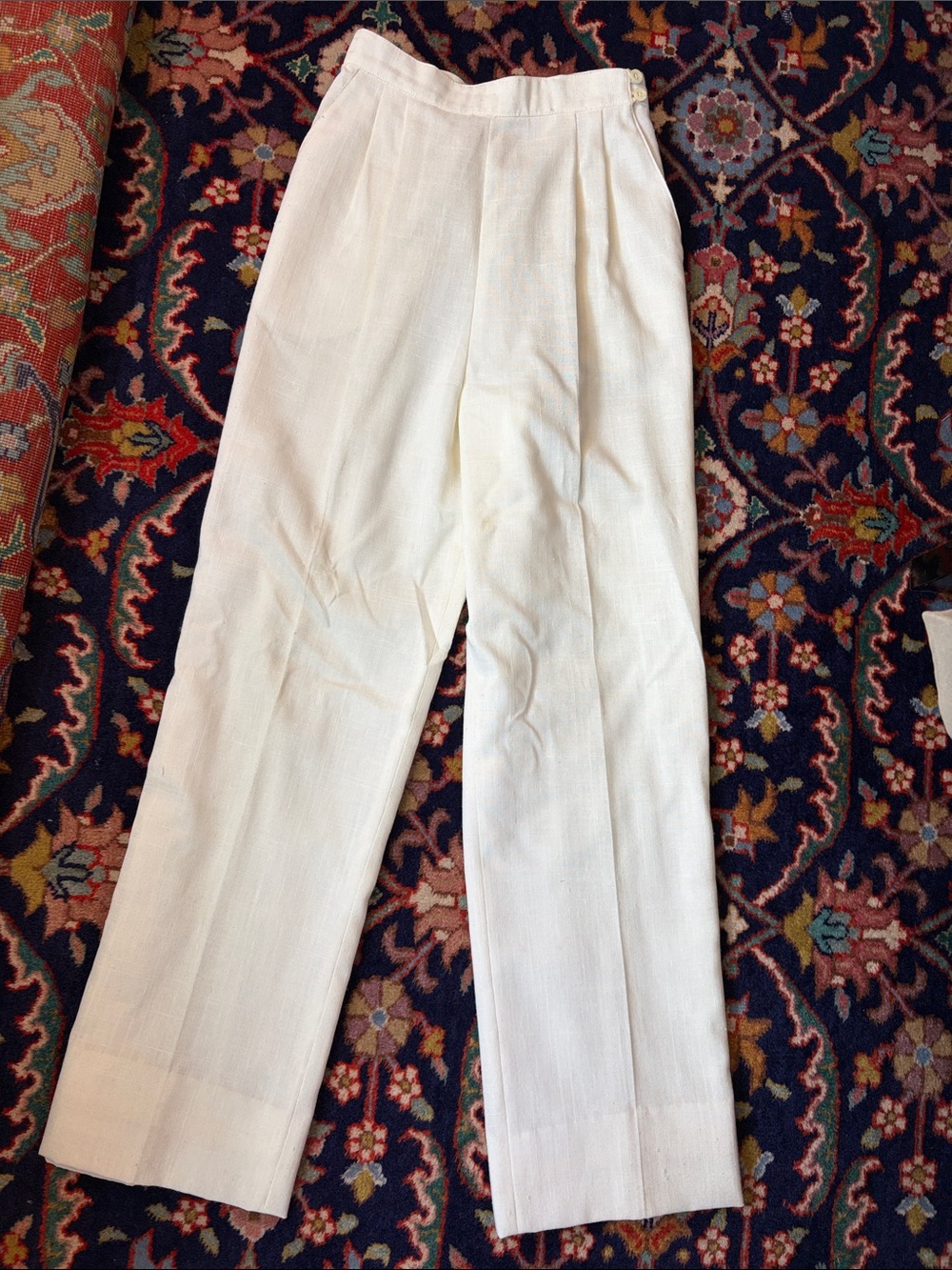 Vintage cream women’s trousers